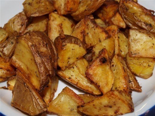 Жареная картошка в духовке