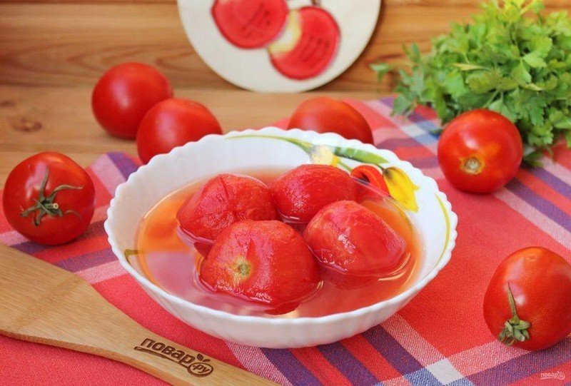 Малосольные помидоры быстрого приготовления с луком
