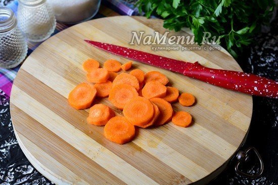 Красивая нарезка моркови для консервации