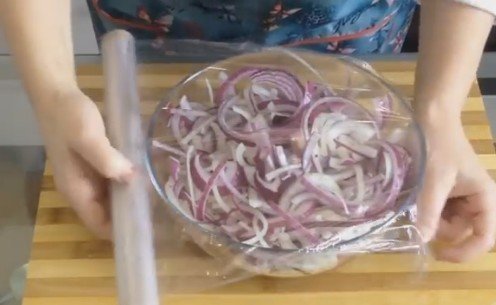 Лук маринованный в уксусе рецепт быстрый для салата