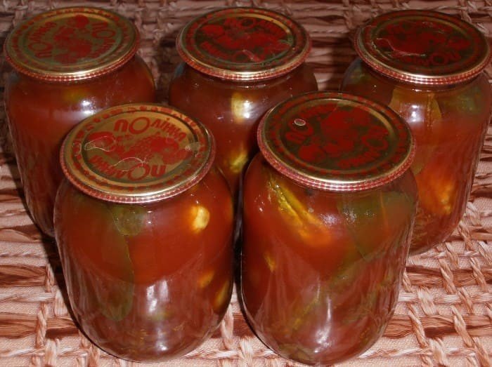 Огурцы в томатном магазинном соке на зиму рецепты